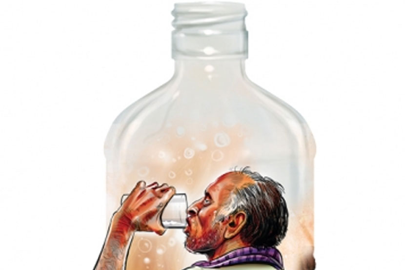 शिरष्णेत अल्कोहोलसदृश्य द्रव पिल्याने एकाचा मृत्यू