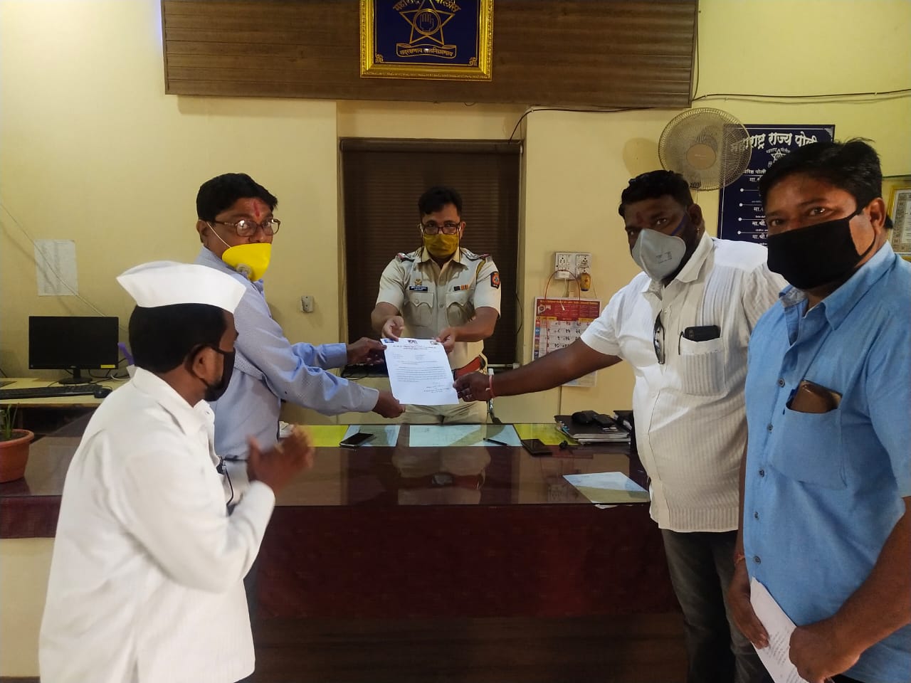 राजगृहावर भ्याड हल्लाचा दौंड चर्मकार समाजाकडून निषेध; आरोपींवर कारवाईची मागणी