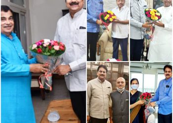 माजी मंत्री हर्षवर्धन पाटील यांनी दिल्लीत घेतली नव्या मंत्र्यांची भेट! केंद्रीय मंत्र्यांशी गुप्तगु!