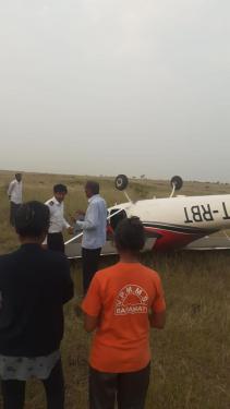 बारामतीतील कटफळ हद्दीत पुन्हा विमान कोसळले! आठवड्यातील दुसरी घटना!