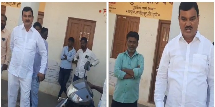 आमदार दत्तात्रय भरणे यांचा शिवीगाळ करतानाचा कथित व्हिडिओ रोहित पवार यांच्याकडून ट्वीट! पहा व्हिडिओ!