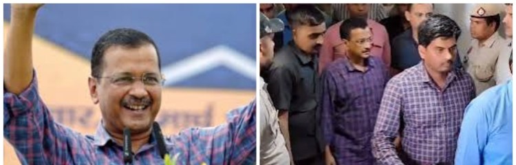 बाहेर येताच केजरीवाल म्हणाले.. तानाशहाविरोधात लढायचे आहे..लढाई जारी है..!