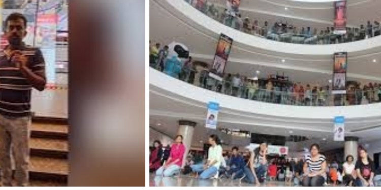 धोतर नेसलेल्या शेतकरी बापाला पोरगा मॉलमध्ये घेऊन गेला.. शेतकऱ्याला मॉल मधून हाकलून दिले.. सरकारने मॉल बंद केला..