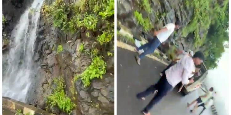 घाटात आले.. छोटे छोटे धबधबे बघून डान्स केला.. कास पठारच्या रस्त्यावर स्कॉर्पिओ गाडी 300 फूट खोल कोसळली, एक जण जागेवर गेला