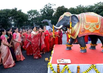 शारदानगरमध्ये महाभोंडला सणाने दिला परंपरा आणि एकतेचा संदेश..!