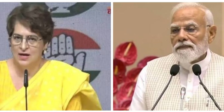 मसीहा बनू नका, आधी हाथरस- मणिपूरचं उत्तर द्या! प्रियांका गांधींचा भाजपवर ‘सणसणीत’ वार!