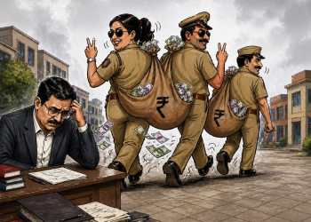 ड्युटीवर असताना संडासला गेला.. म्हणून हवालदाराला निलंबित केले.. चिडलेल्या हवालदाराने लाईव्ह व्हिडिओ करत फौजदाराची पोलखोल केली..!