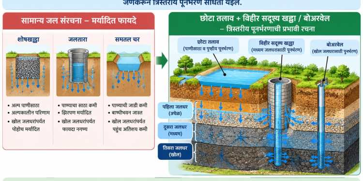 अतिवृष्टी -पूरानंतरही विहिरी-बोअरवेल कोरडेच का? धाराशिवच्या अनुभवातून महाराष्ट्राच्या भूजल पुनर्भरणाचा वैज्ञानिक वेध!