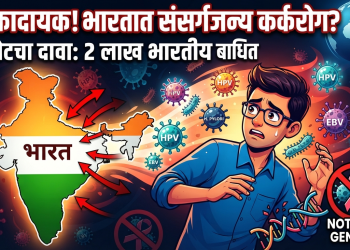 कर्करोग संसर्गजन्य? भारतात संसर्गजन्य कर्करोगाचा विळखा! दोन लाख जणांना जिवाणू आणि विषाणूमुळे कॅन्सरचा धोका!